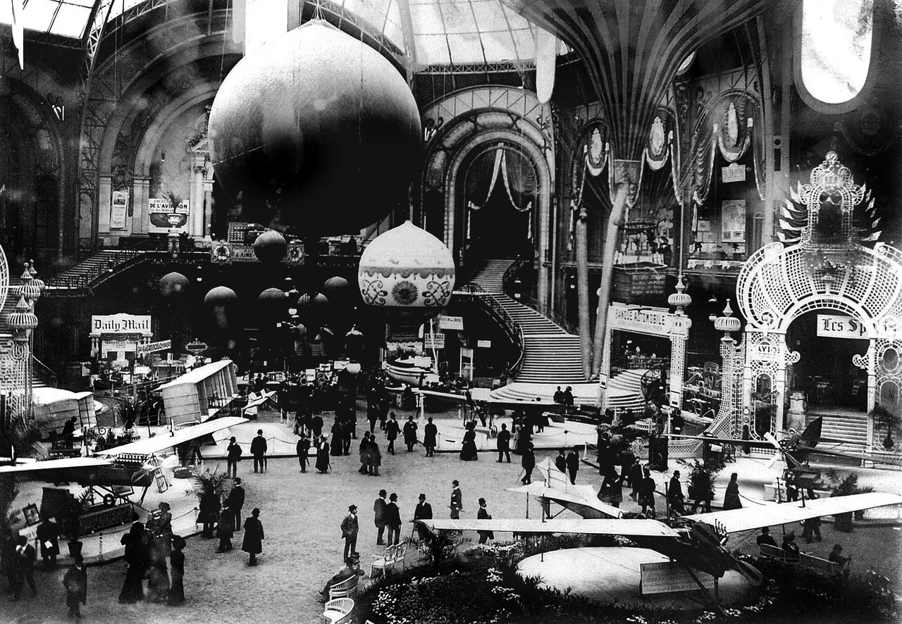 Salon de Locomotion Aerienne, Grand Palais, Paris, 1909