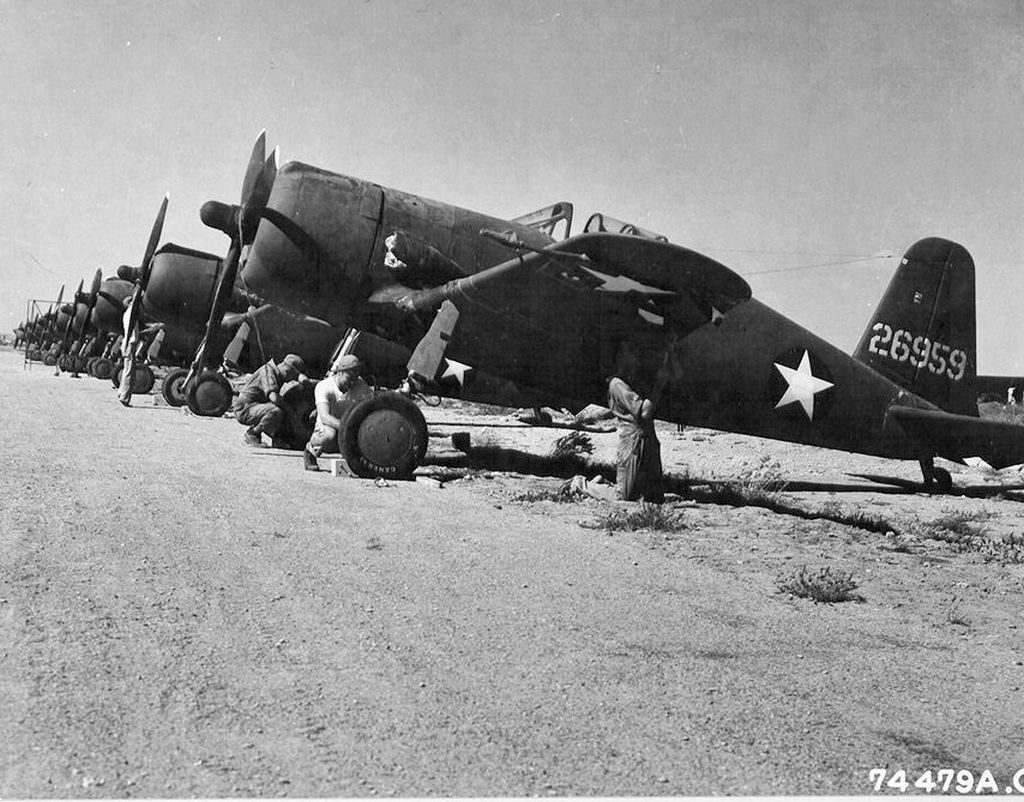 Vultee P-66 Vanguards at Karachi Airfield in India on October 25 1942.