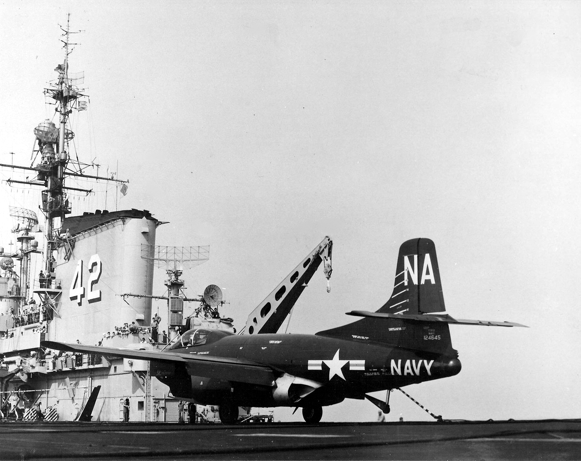 F3D-2_Skyknight_of_VC-4_on_USS_FD_Roosevelt_CVB-42_1952