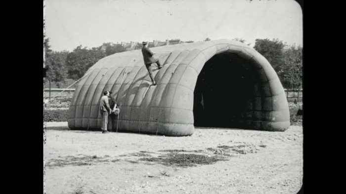 Hangar glonfablable Voisin