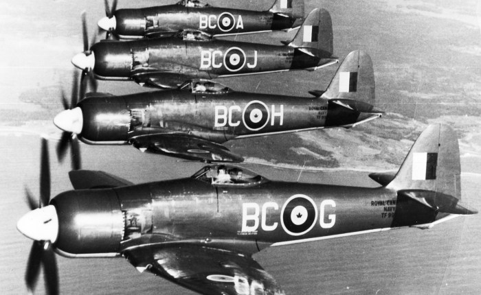 Sea Fury, último caza de motor a pistón de la Royal&nbsp;Navy