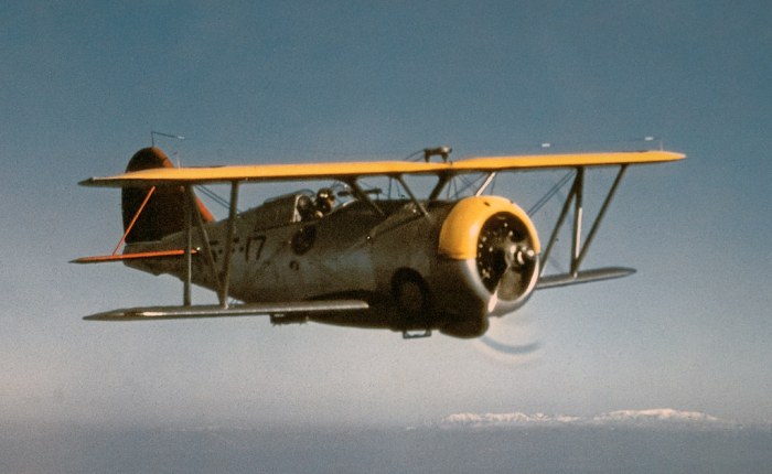 Grumman F3F, el último caza biplano en&nbsp;EEUU