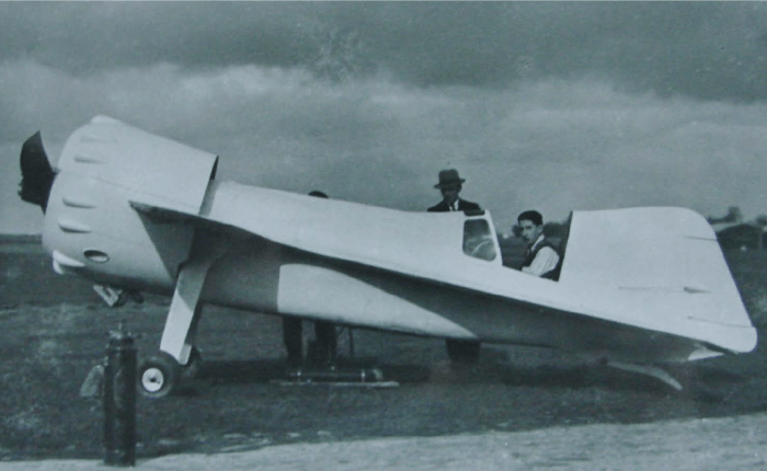 Payen Pa.101, primer vuelo con “ala en&nbsp;flecha”