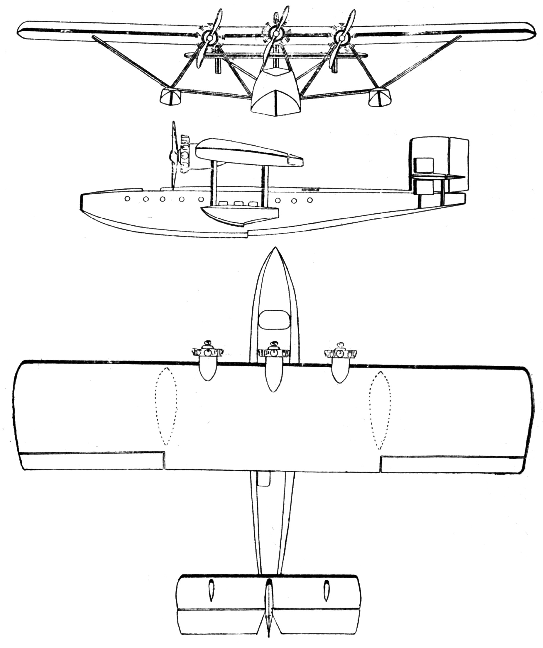 Besson_MB_36_3-view_Les_Ailes_September_1,1927