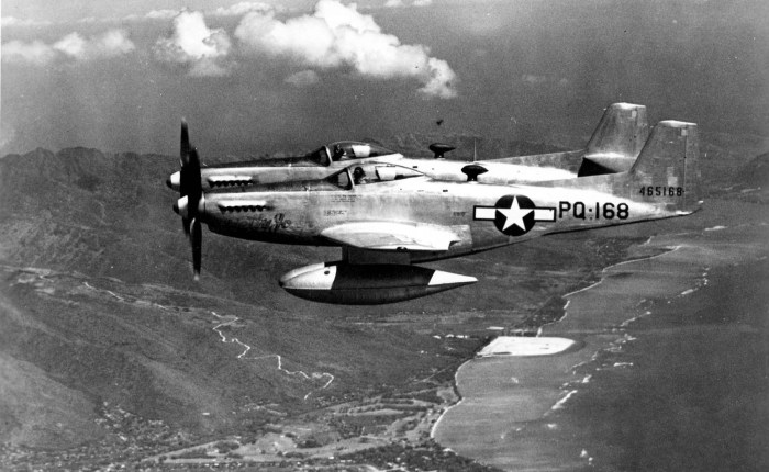 F-82 Twin Mustang, ultimo caza con motor a pistón de la USAF