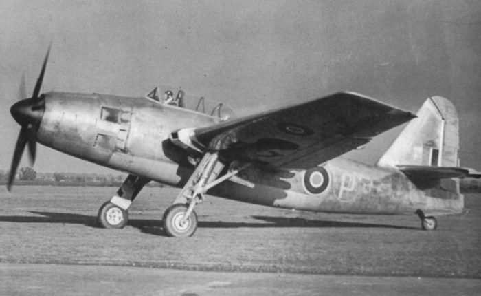 Fairey Spearfish, demasiado grande, demasiado&nbsp;pesado.