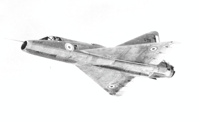 1956. Primer vuelo de SE-212&nbsp;Durandal